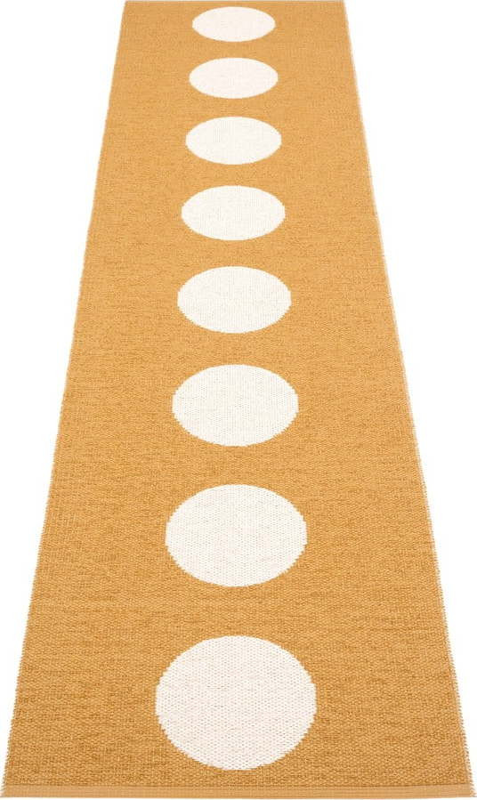 Okrově žlutý vnitřní a venkovní běhoun 70x300 cm Vera Ochre – Pappelina