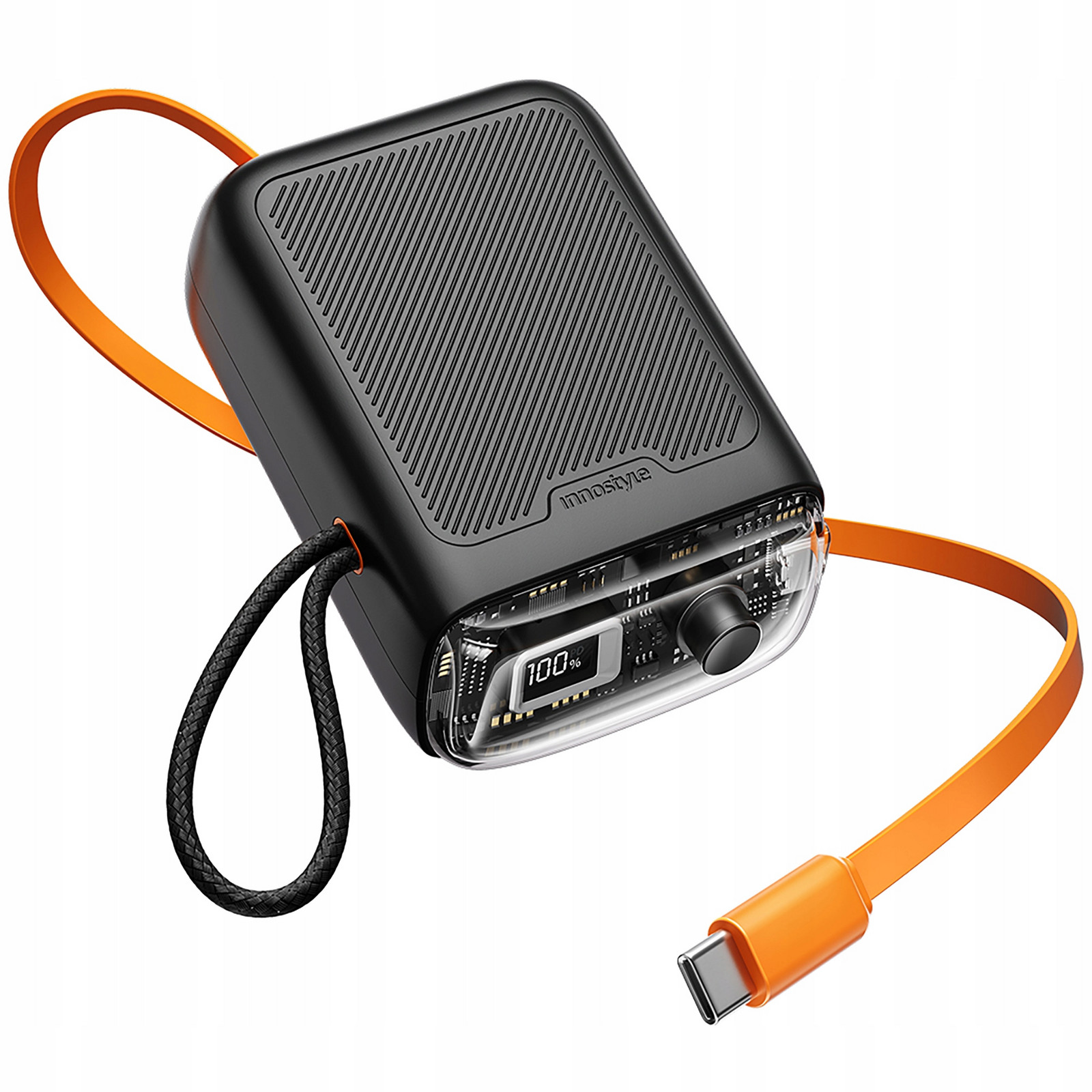 Innostyle Mini Powerbanka 10000MAH 2X Usb-c Typ C 33W Rozvinutý Kabel Usb-c