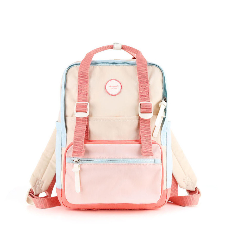 Vícebarevný městský batoh uzavíratelný na zip Himawari