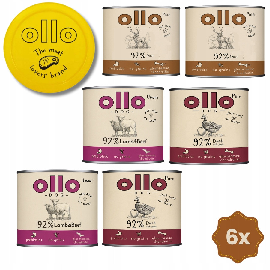 Ollo Mix chutí 6 x 850 g víko Bonus