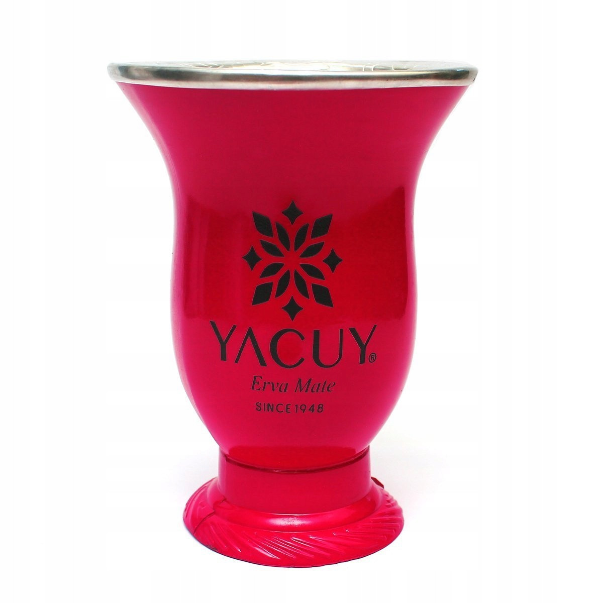 Matero pro Yerba Mate Yacuy Chimarrao Porongo Pink Cuia z tykve Premium