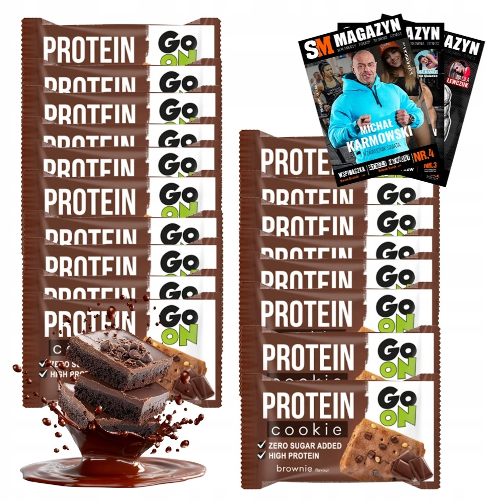 Go On Protein Cookie 18x50 G Proteinové Sušenky Zdravá Pleťová Regenerace