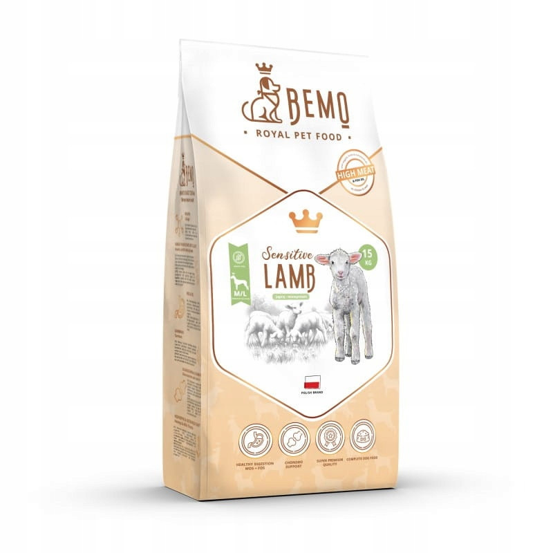Bemo Sensitive Lamb jehněčí M/L 15 kg Hypoalergenní Premium