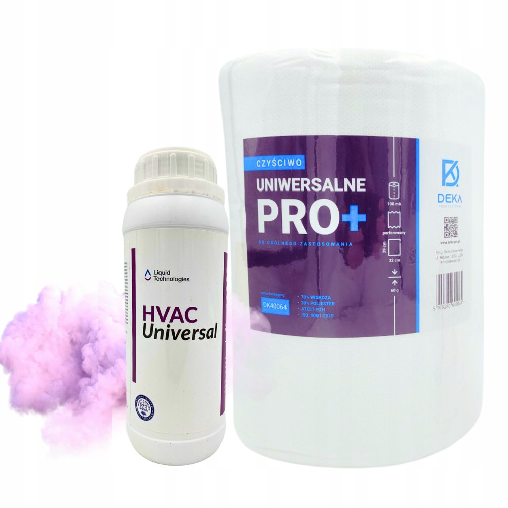 Hvac Universal čisticí přípravek na klimatizaci 1L koncentrát čisticí utěrka