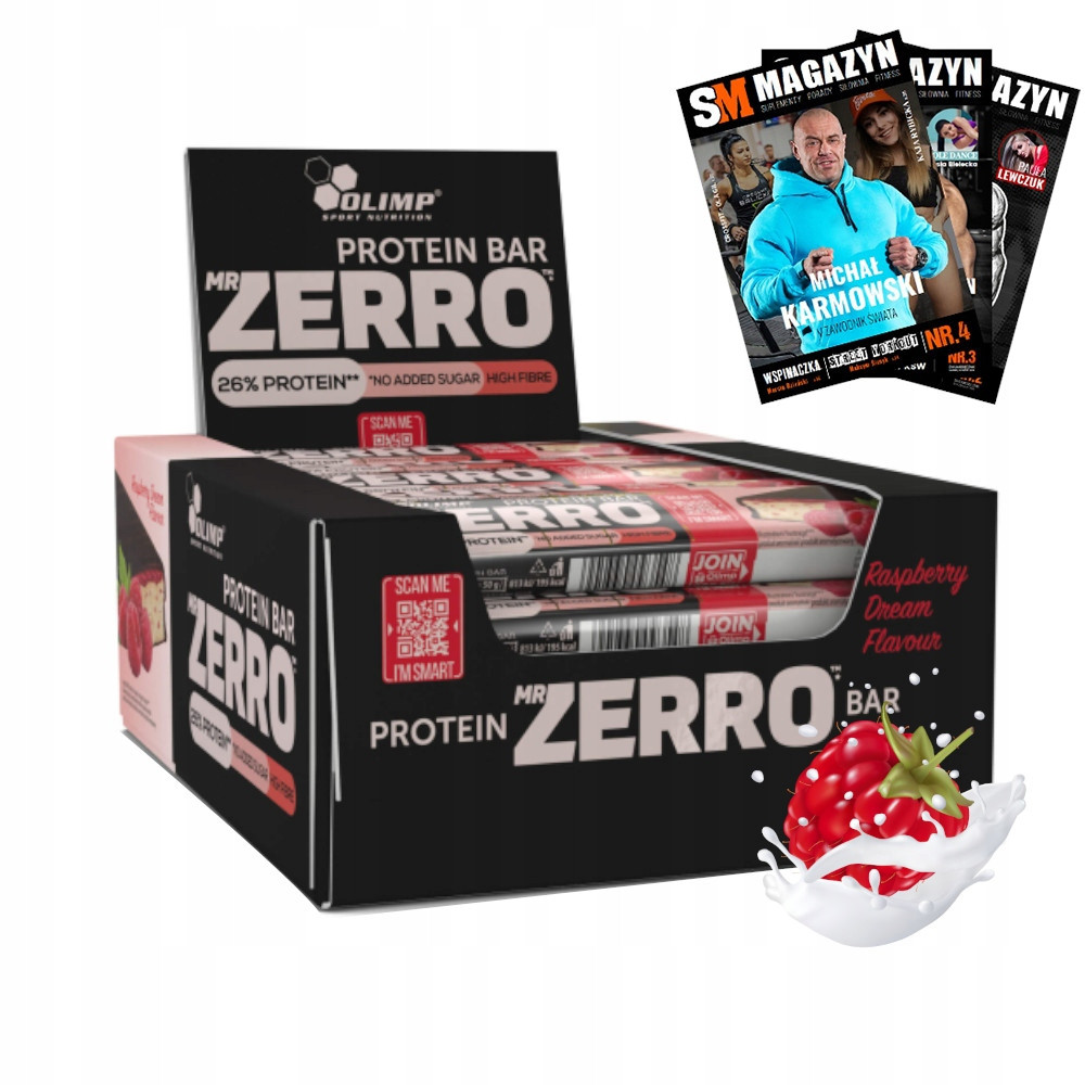 Olimp Mr Zerro Protein Bar Proteinová Tyčinka Wpc Vláknina S Vitamíny 25x50 g