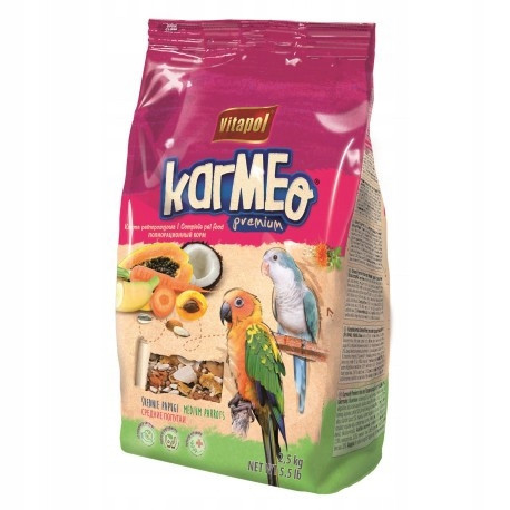 Krmivo pro střední papoušky Premium 2,5 kg
