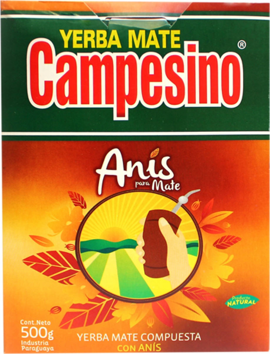 Yerba Mate Campesino Anis Anyž 500g 0,5kg Zimní paraguay