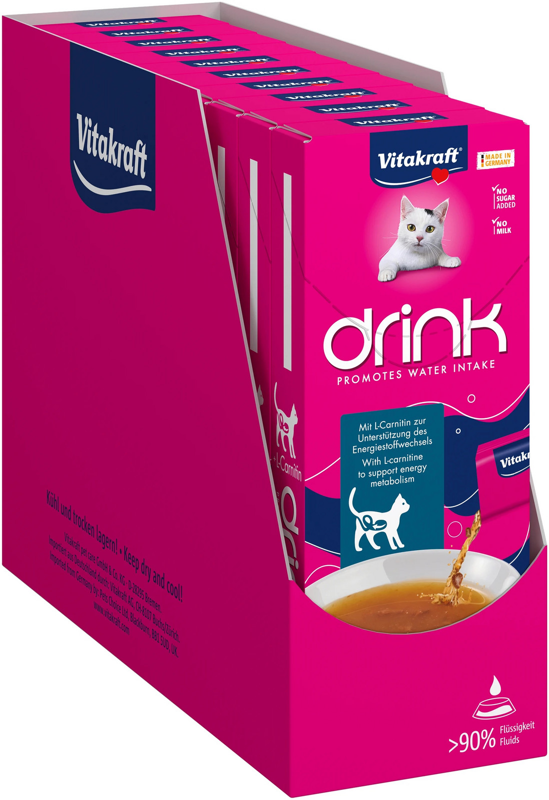Vitakraft Cat Vita Drink pro kočky Losos & L-karnitin 30g 45ks