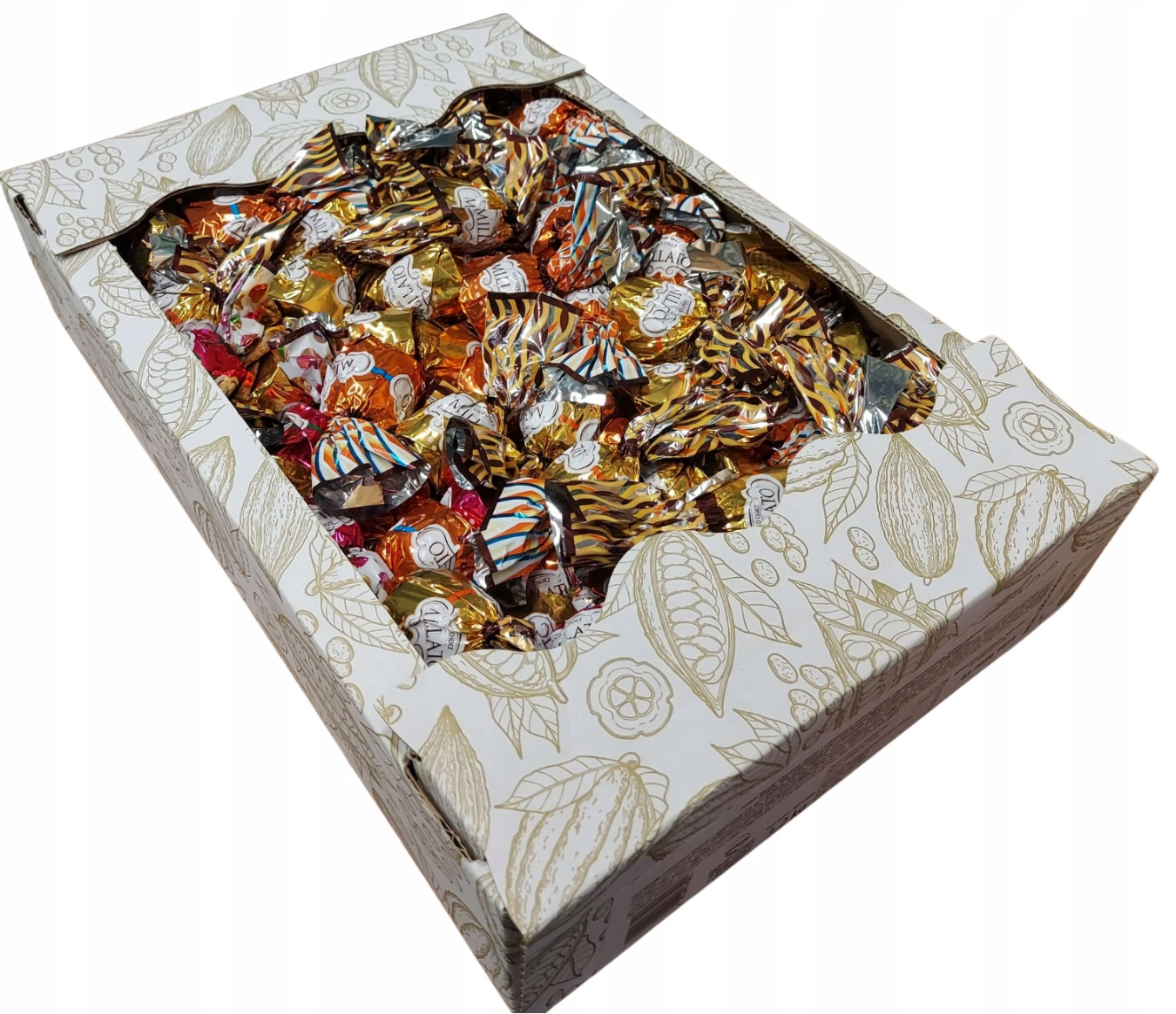 Bonbóny Pralinky tiramisu, mandlovo-marcipánové, lanýžovo-malinové, 3,2 kg M