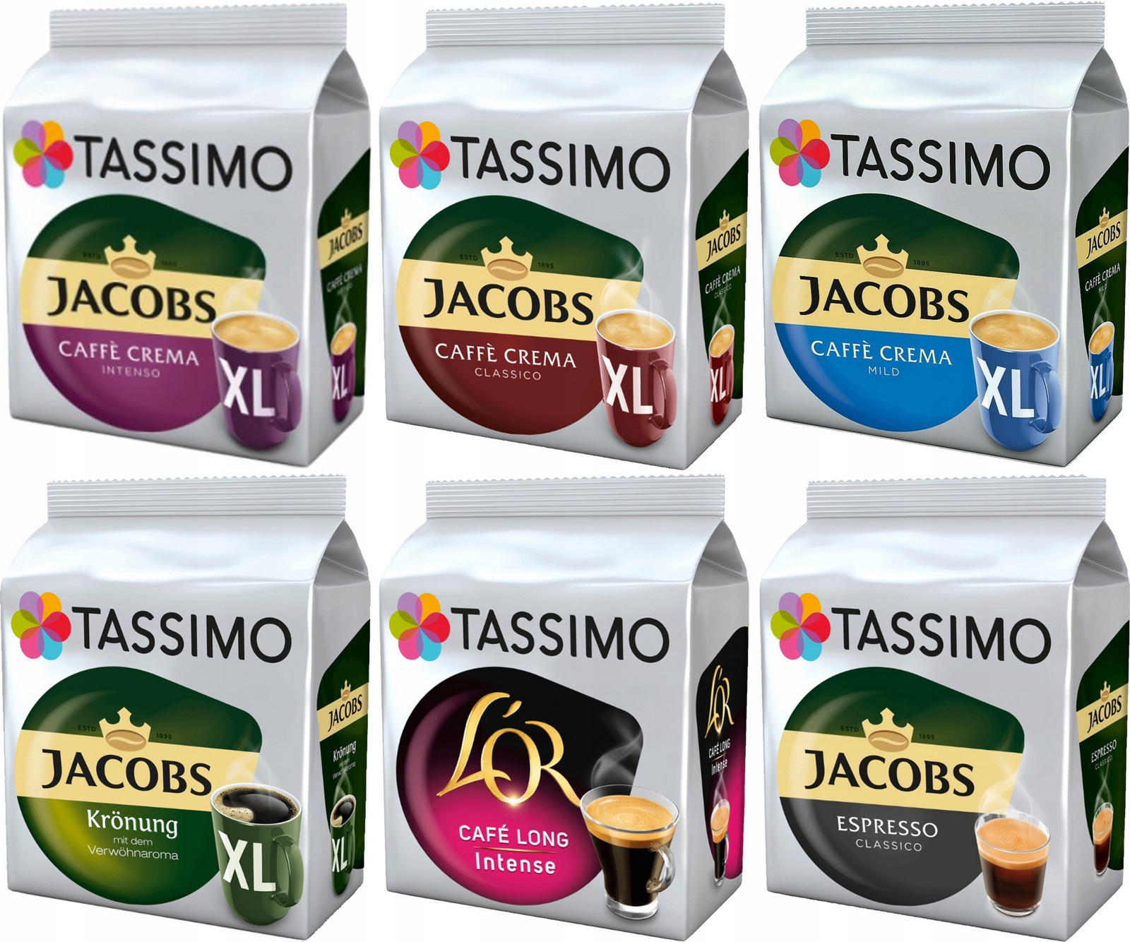 Kapsle Tassimo káva Jacobs káva černá 96 kusů