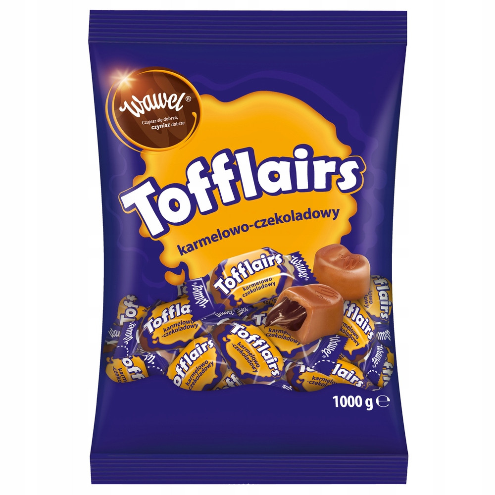 Wawel Karamelovo-čokoládové Tofflairs 1KG