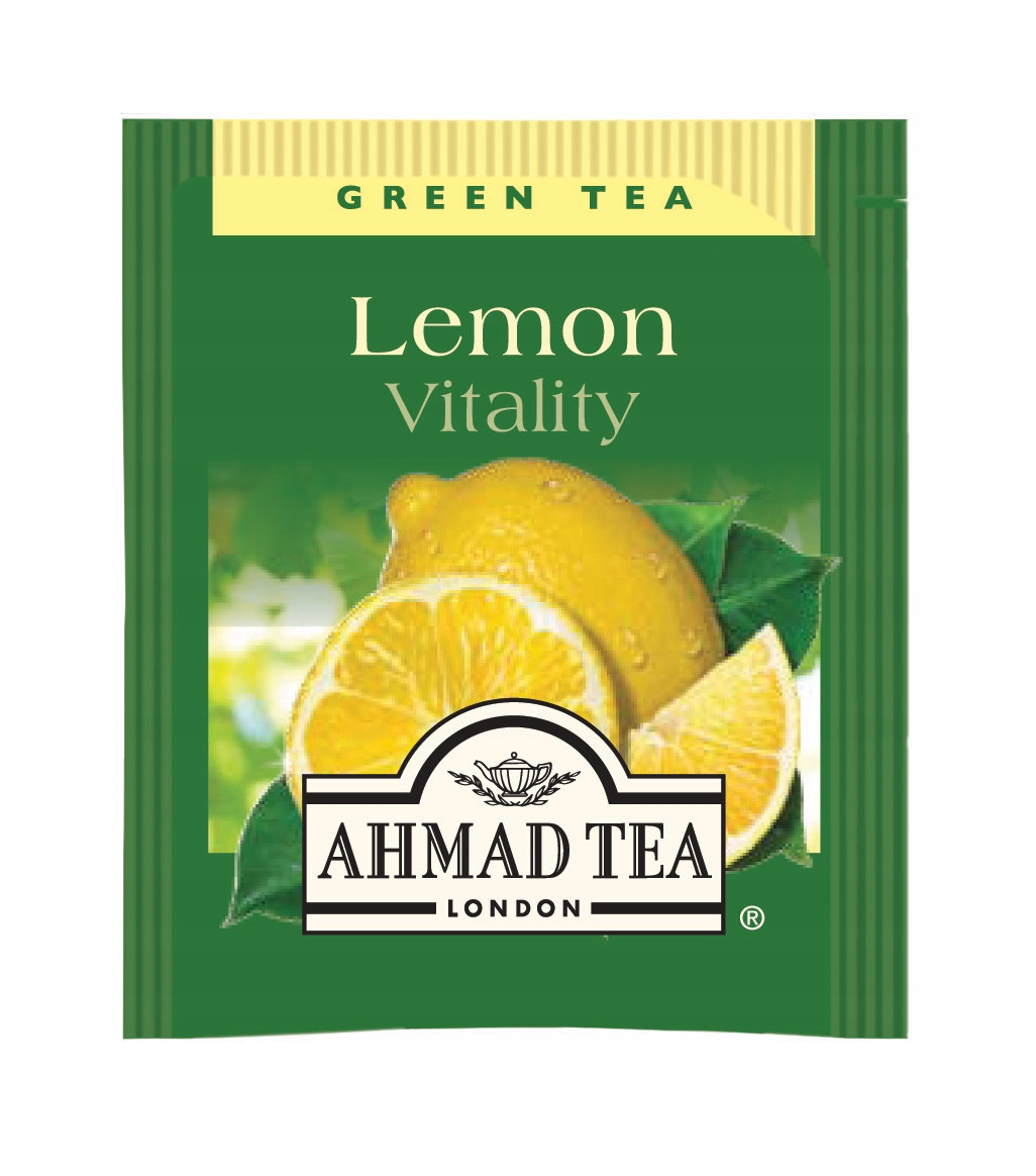 Ahmad Tea Čaj Zelený citronový 500 obálek Lemon Vitality