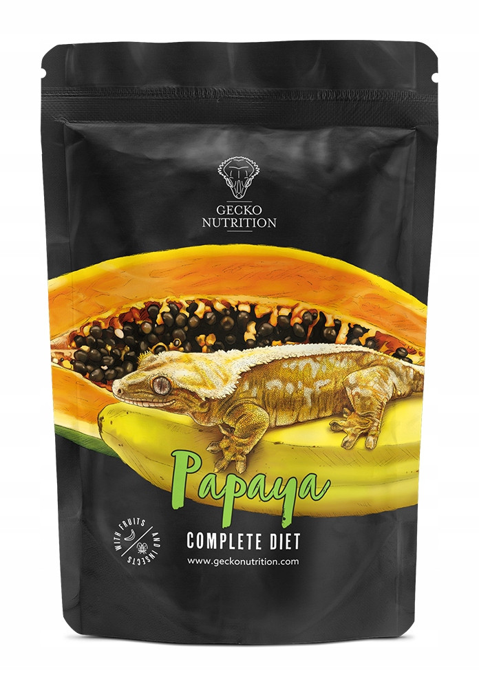 Gecko Nutrition Krmivo Pro Gekona Papaya 50g.