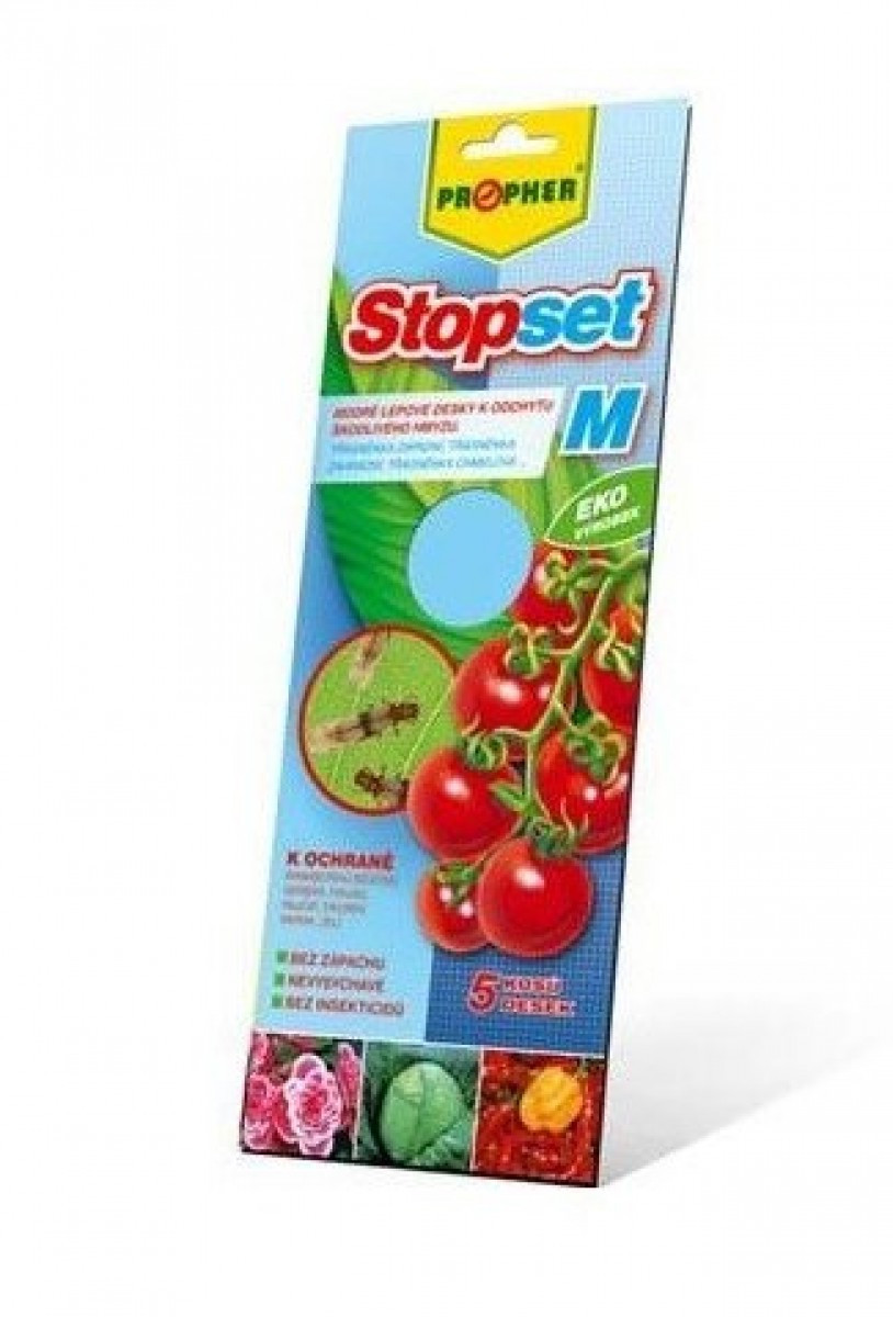 Stopset desky 10x25cm modré 5 ks