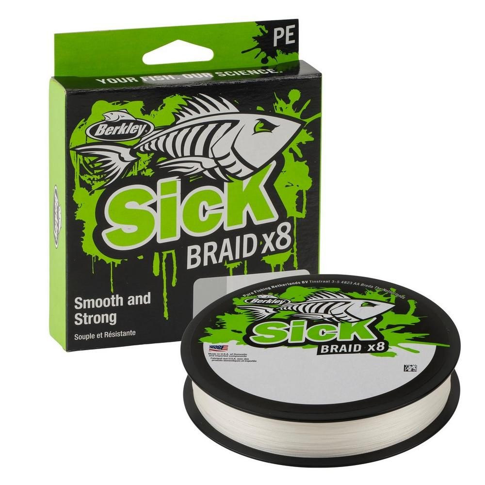 Berkley Šňůra Sick Braid White 150m - 0,06mm, 5,4kg