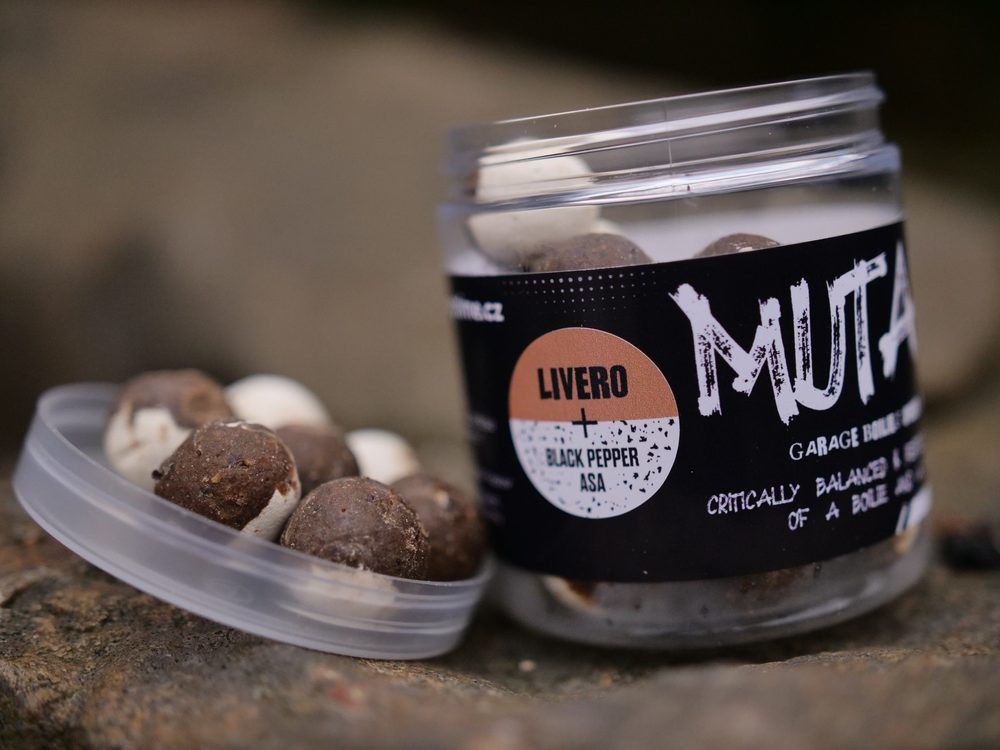 G.B.U. Vyvážené Boilies Mutant Livero 130g - 20mm