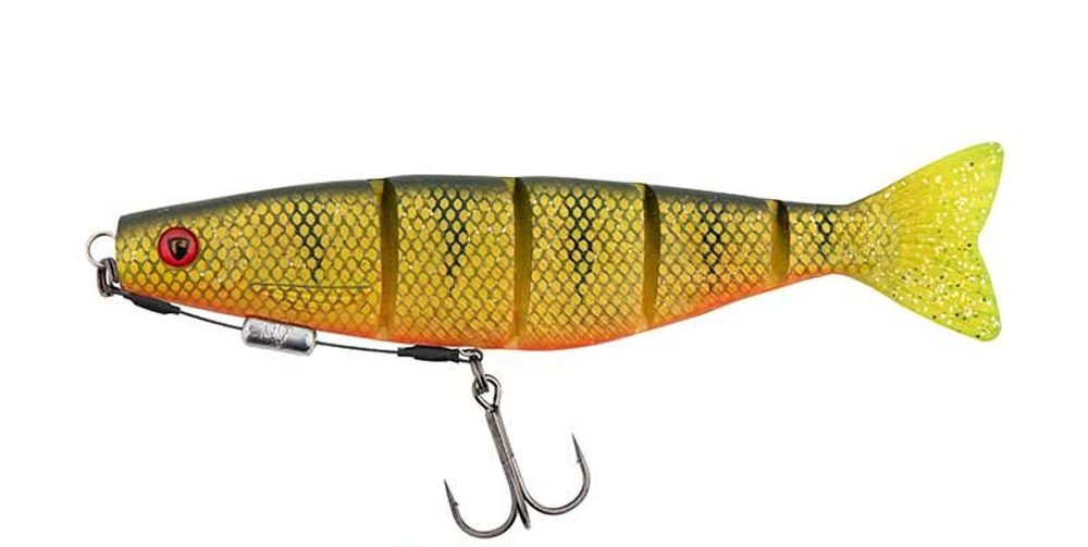 Fox Rage Gumová Nástraha Pro Shad Jointed LOADED UV Natural Perch - 14cm  31g