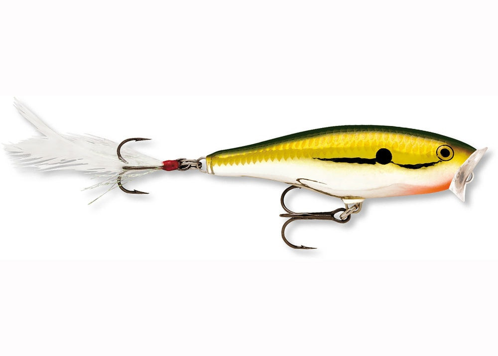 Rapala Wobler Skitter Pop Top Water Fresh Gold Chrome - 5cm 7g