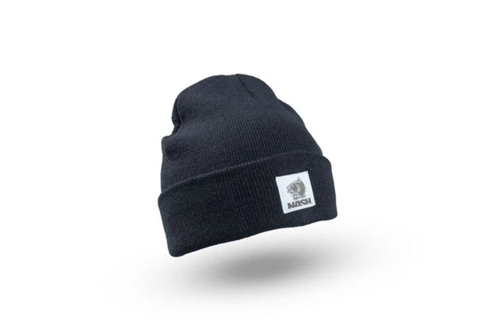 Nash Zimní čepice Make It Happen Badge Beanie Hat Black