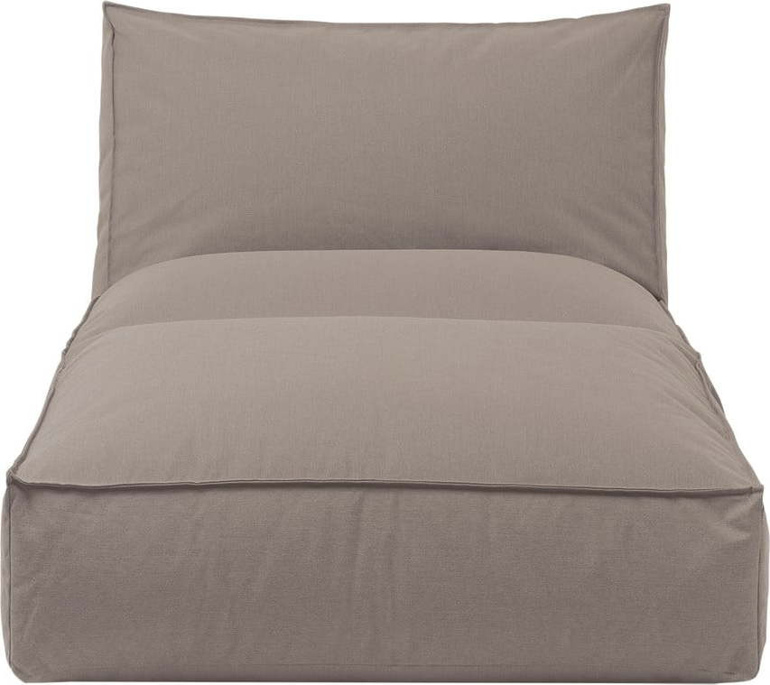 Hnědé polstrované venkovní lehátko Blomus Stay