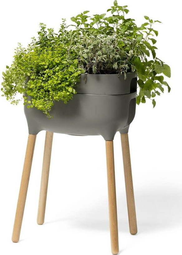 Plastová samozavlažovací pěstební nádoba Urbalive – Plastia