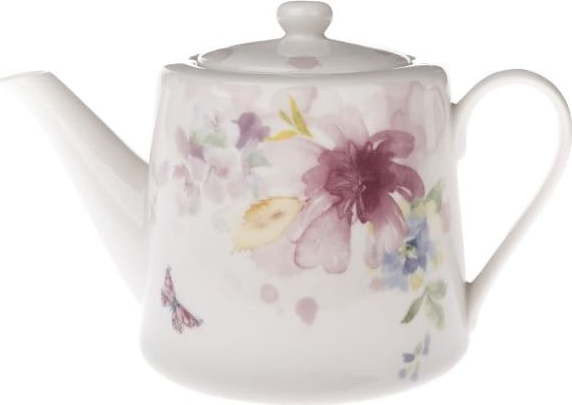 Bílá porcelánová konvice na čaj 900 ml – Dakls