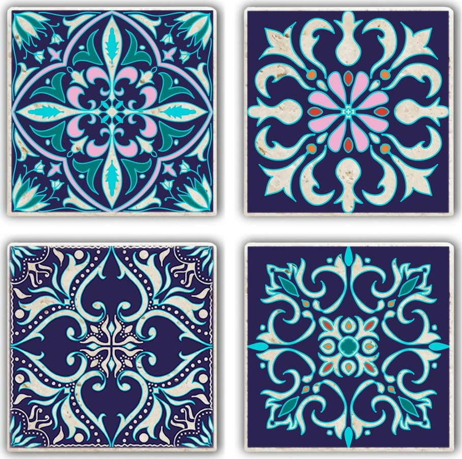 Kamenné podtácky v sadě 4 ks – Hermia