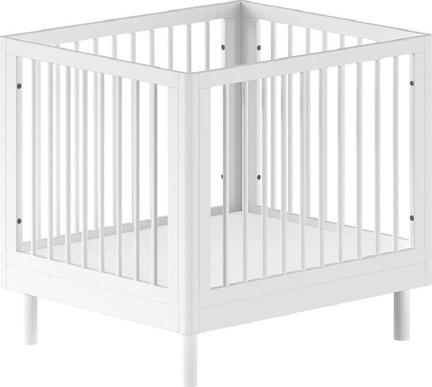 Bílá dětská ohrádka z bukového dřeva 95x75 cm Forrest – Vipack