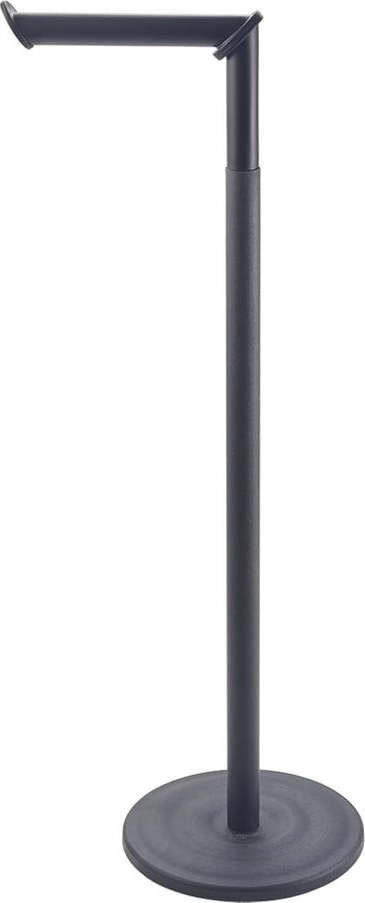 Matně černý ocelový stojan na toaletní papír Lava – Metaltex