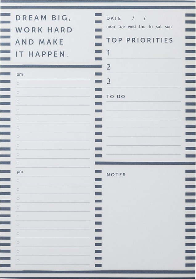 Plánovač 60 stránek formát A5 – Busy B