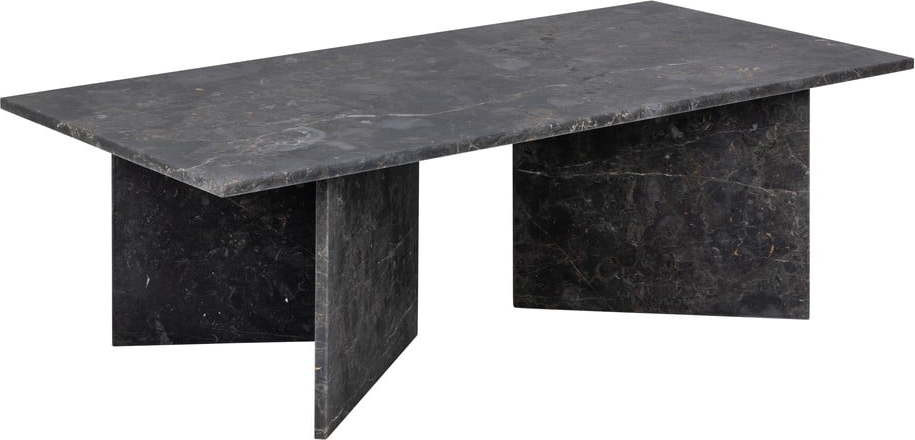 Černý mramorový konferenční stolek 70x140 cm Vega – Actona
