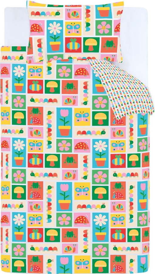 Dětské povlečení na jednolůžko 135x200 cm Curious Caterpillar – Catherine Lansfield