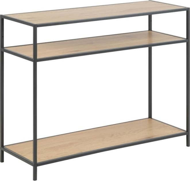 Černý konzolový stolek 100x35 cm Seaford - Actona