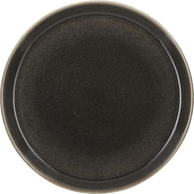 Šedý talíř z kameniny ø 27 cm Mensa - Bitz