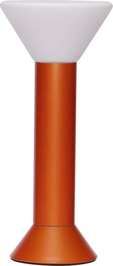 Oranžová stmívatelná stolní lampa (výška 30 cm) Flash – Hübsch