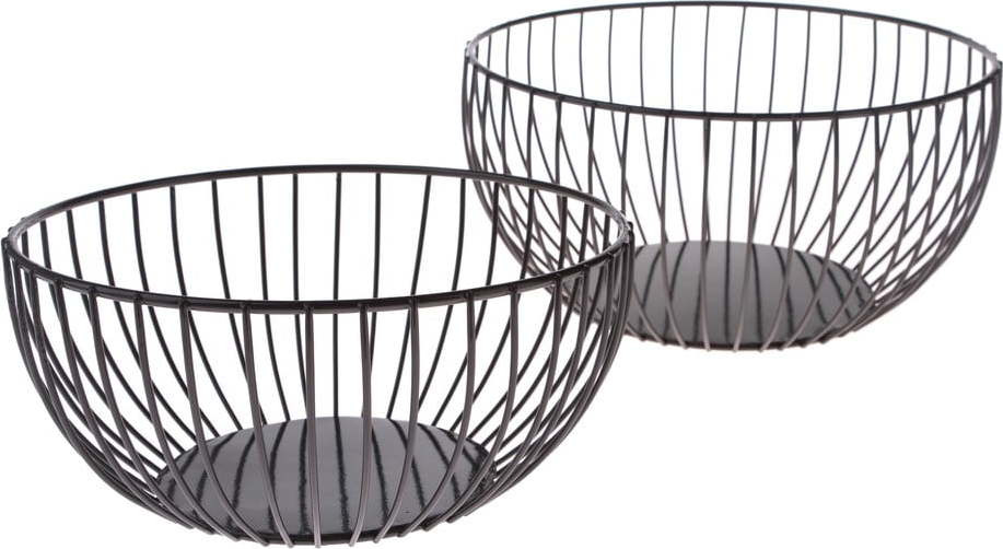 Kovové košíky na ovoce v sadě 2 ks – Dakls