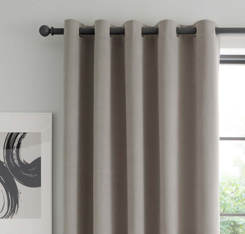Šedý zatemňovací/termo závěs do dveří 168x213 cm Wilson – Catherine Lansfield