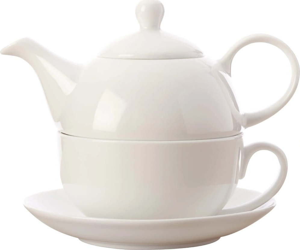 Bílá čajová souprava – Maxwell & Williams