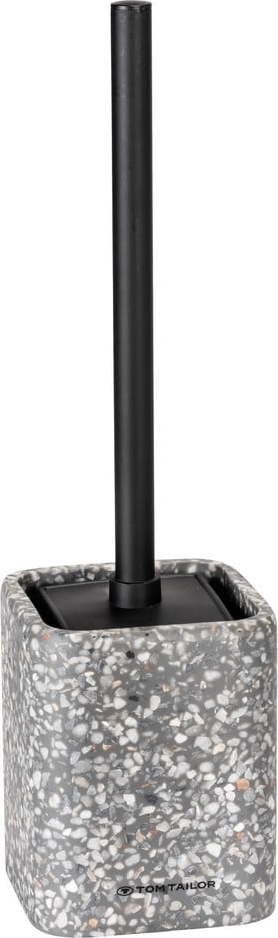 Šedá WC štětka z polyresinu Tom Tailor T-Terrazzo – Wenko
