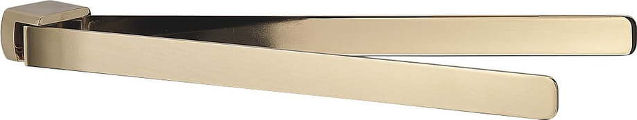 Nástěnný kovový držák na ručníky ve zlaté barvě Gedy Pirenei – Sapho