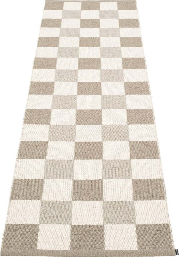 Béžovo-krémový vnitřní a venkovní běhoun 70x240 cm Pix Dark Linen – Pappelina