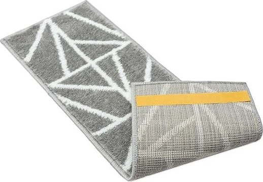 Bílo-šedé nášlapy na schody v sadě 13 ks 22x73 cm Striped – Mila Home
