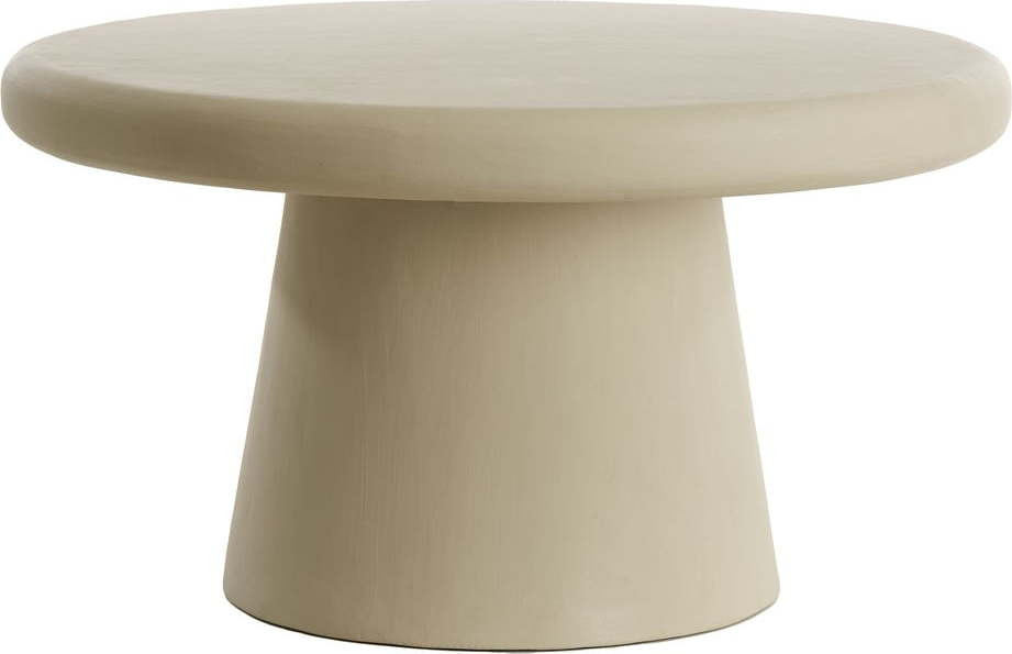 Béžový kulatý konferenční stolek ø 70 cm Kulona – Light & Living