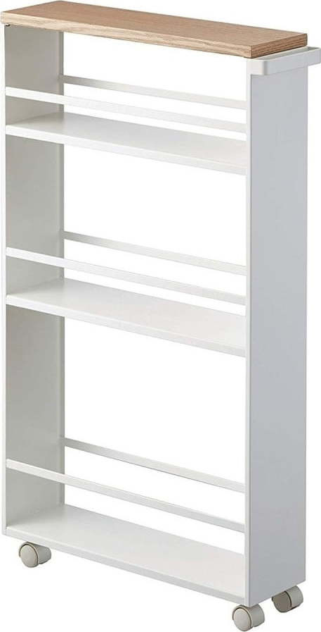 Bílý kovový koupelnový regál 47,5x81 cm Tower – YAMAZAKI