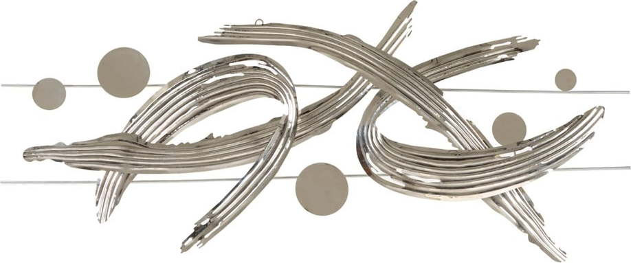 Kovová nástěnná dekorace 121x52 cm Mondrian – Mauro Ferretti