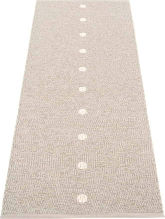 Béžovo-krémový vnitřní a venkovní běhoun 70x200 cm Peg Linen Vanilla – Pappelina