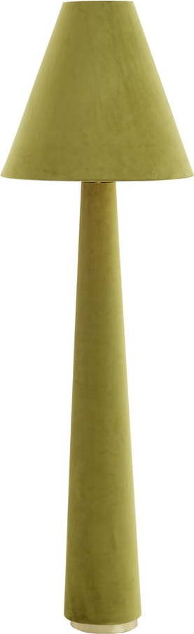 Zelená stojací lampa s textilním stínidlem (výška 168 cm) Devia – Light & Living