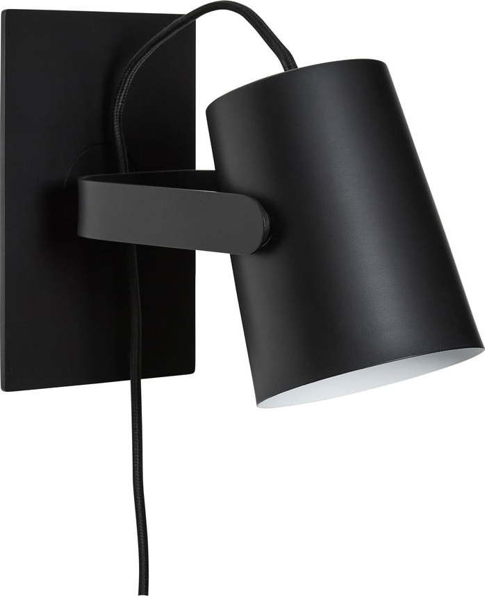 Černé nástěnné svítidlo Ardent – Hübsch