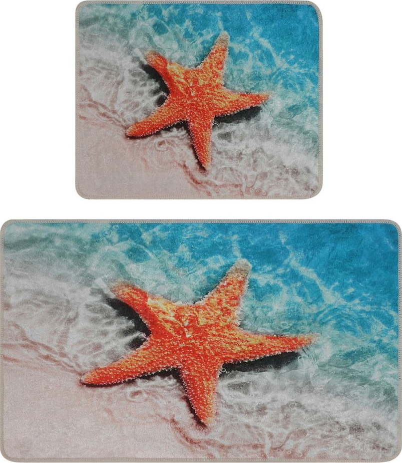 Koupelnové předložky v sadě 2 ks 60x100 cm Stella – Foutastic