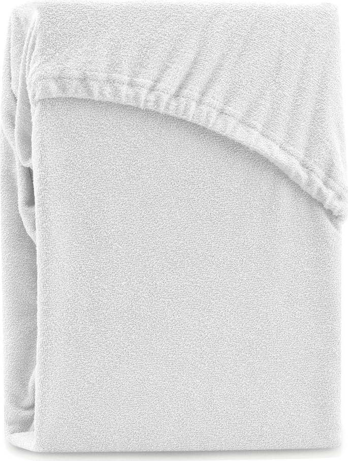 Bílé napínací froté prostěradlo 240x220 cm Ruby – Restilo